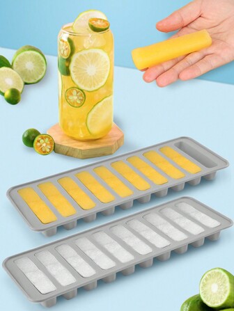 1st Flerfacks iskubsformar, Hemgrå silikonisbrickor