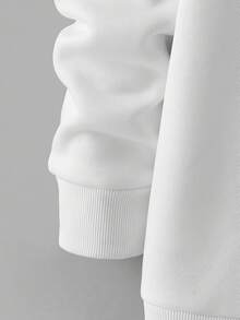 GENTILAND 男士針織立領休閒衛衣,帶字母印花 - 淺灰色 - 查看 7