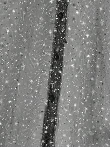 FeverCity 男士亮面透明針織休閒襯衫 - 黑色 - 查看 5