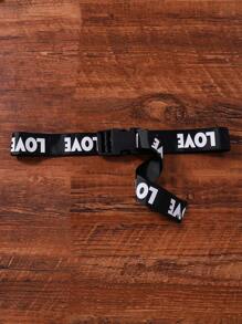 Tween Girls' Slogan And Heart Printed Round Neck Short Sleeve T-Shirt With Cargo Pants 2pcs/Set - Purple - View 5