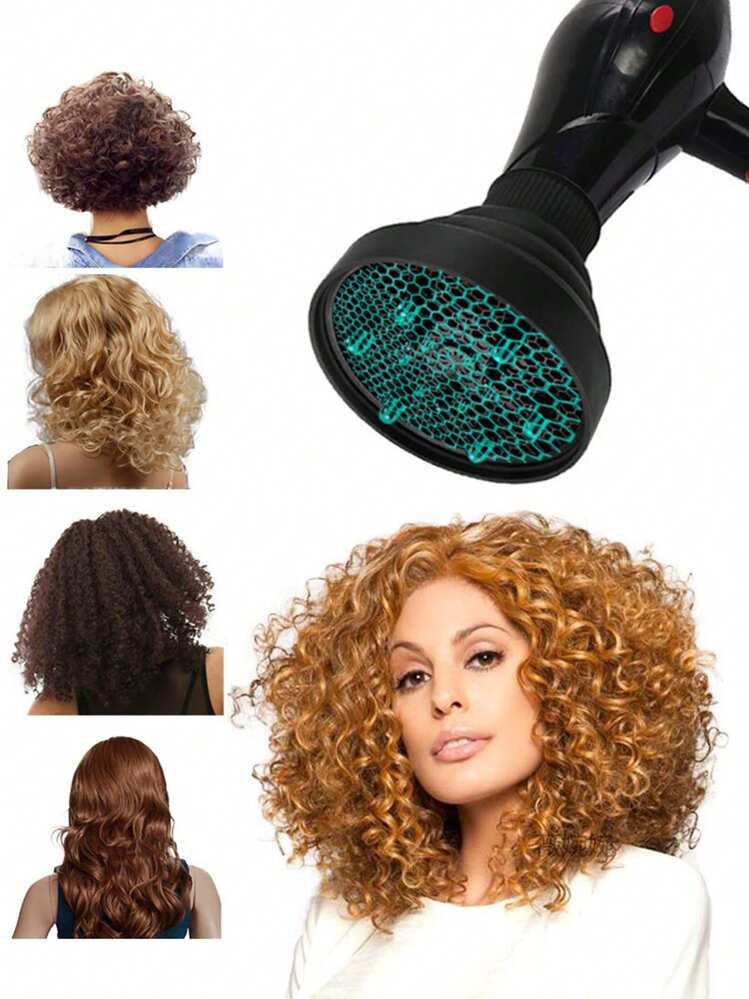1個 ユニバーサル 折りたたみ式ヘアドライヤーディフューザー