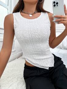 SHEIN Unity Lace 2 In 1 Tank Top