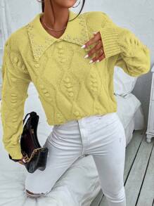 EMERY ROSE Langärmliger Pullover Mit Perlen-details