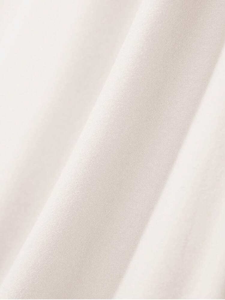 Conjunto de pijama largo de mujer de algodón modal de encaje blanco crema, lencería como ropa exterior, conjuntos de salón para mujeres, pijamas de otoño y verano