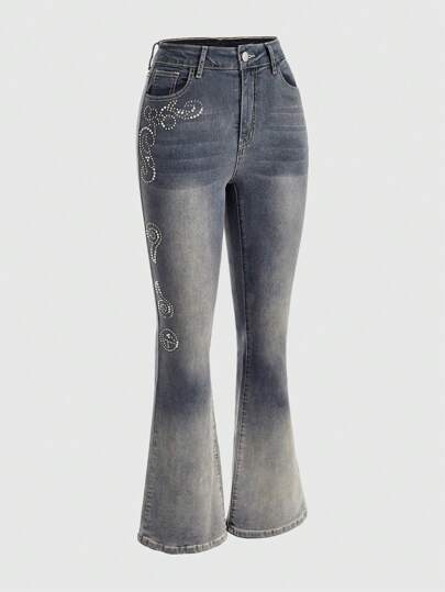Goth Women'S Flared Jeans
