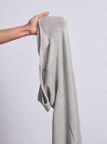 Breezaya Women's Sleeveless Sweater Dress With Side Split Hem - Apricot - View 6