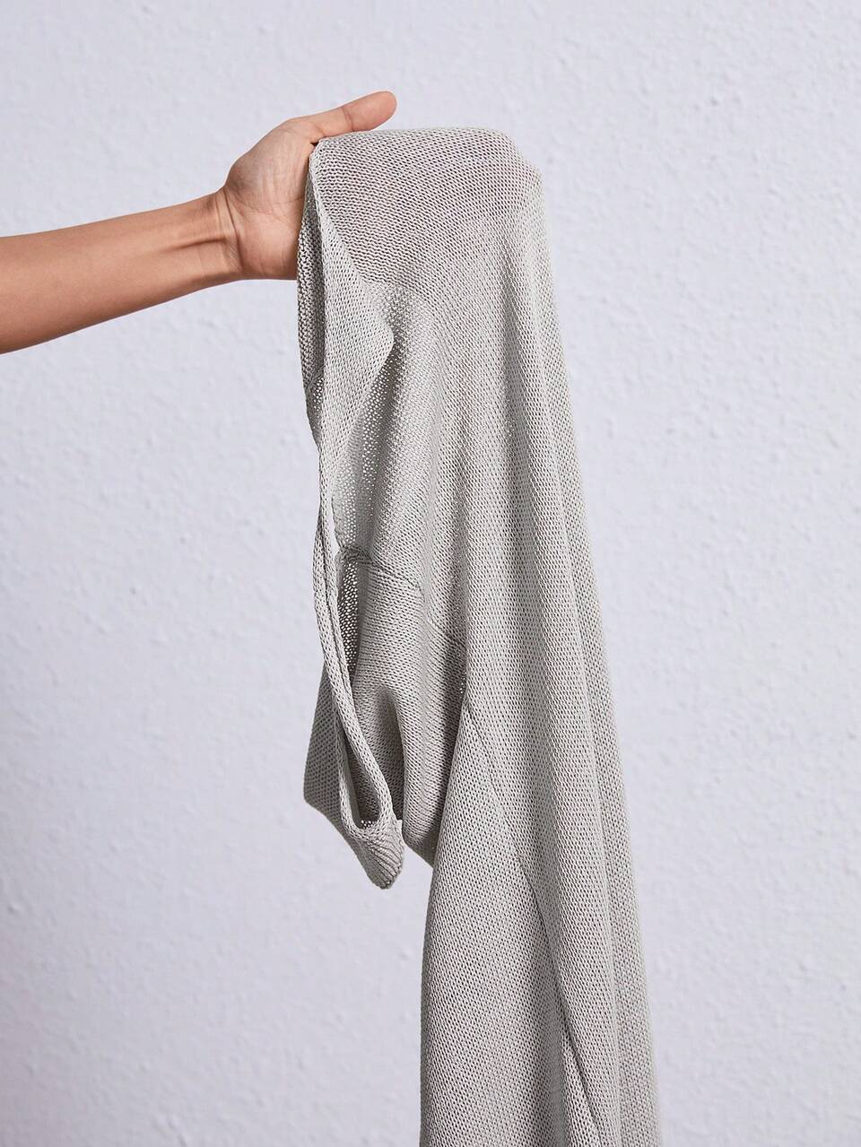 Women's Sleeveless Sweater Dress With Side Split Hem