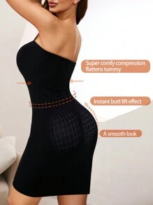 Women's Strapless Shapewear Dress For Tummy Control And Butt Lifting