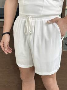 Manfinity VCAY Woven Casual T-Shirt And Shorts Set - Multicolor - View 3