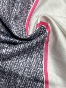 SHEIN Tween Girl Denim Effect Flare Leg Pants - Black - View 3