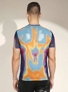 FeverCity 針織舒適圓領印花t恤 - 彩色 - 查看 2