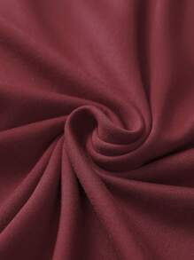 男士夏季短袖高尔夫 Polo 衫，带兔子骷髅印花，复古翻领，修身运动休闲衬衫，时尚户外休闲 Polo 衫 - 酒紅色 - 查看 7