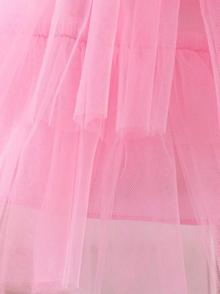 Baby Girl Rainbow Tulle Dress With Underlying, Perfect For Birthday Party, Evening, Wedding, Baptism, 1st Birthday Celebrations