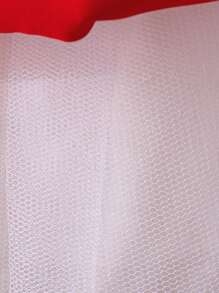 Baby Girls' Formal Dress, Fashionable, Gorgeous, Suitable For Birthday Party, Evening Party, Wedding, One-Month Celebration And Baptism, One-Year-Old Birthday - Red - View 5