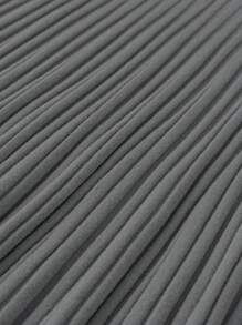 SHEIN Clasi 大尺碼純色肋針毛衣裙 - 灰色 - 查看 4