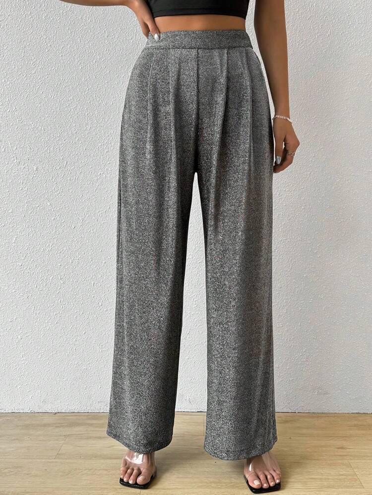 Women's Pleated Wide Leg Pants Fall Cloth For Women