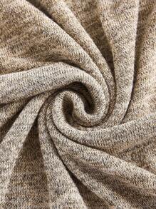 SHEIN Maternity Split Hem V-Neck Tank Top - Multicolor - View 4