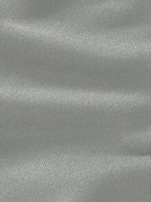 EURMUSE Pantalones de chándal con cordón en la cintura y estampado de letra para hombre - Gris - Ver 5