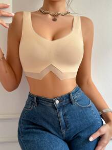 Women's Seamless Vest Style Bra