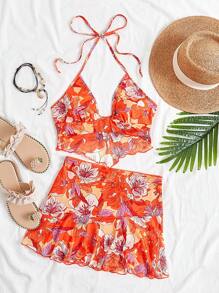 Soleia 女性花卉印花休閒2件式套裝 - 彩色 - 查看 1