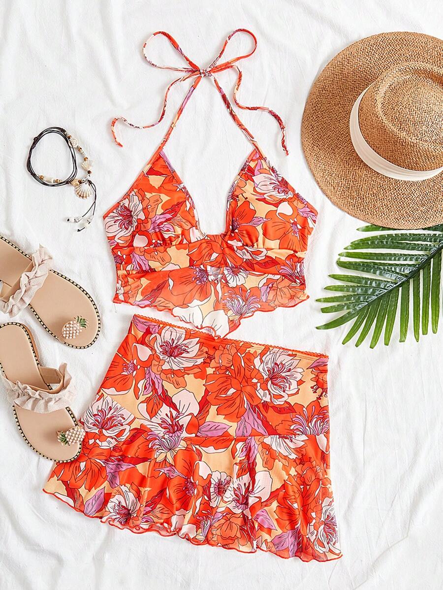 Soleia 女性花卉印花休閒2件式套裝 - 彩色 - 查看 1