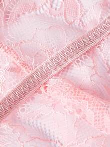 ROMWE Goth Body En Dentelle À Cils Échancré Pour Femmes, Lingerie Sexy