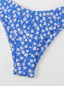 SHEIN Swim Ladies' Random Printed Bikini Set With Underwire, Beach Outfit Bathing Suit Summer - Multicolor - View 6