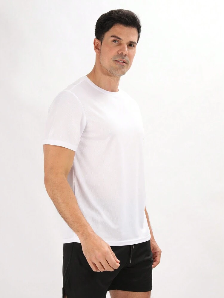 Men's Letter Printed Sports T-Shirt