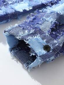 Men's Long Sleeve Brushed Plaid Shirt Jacket