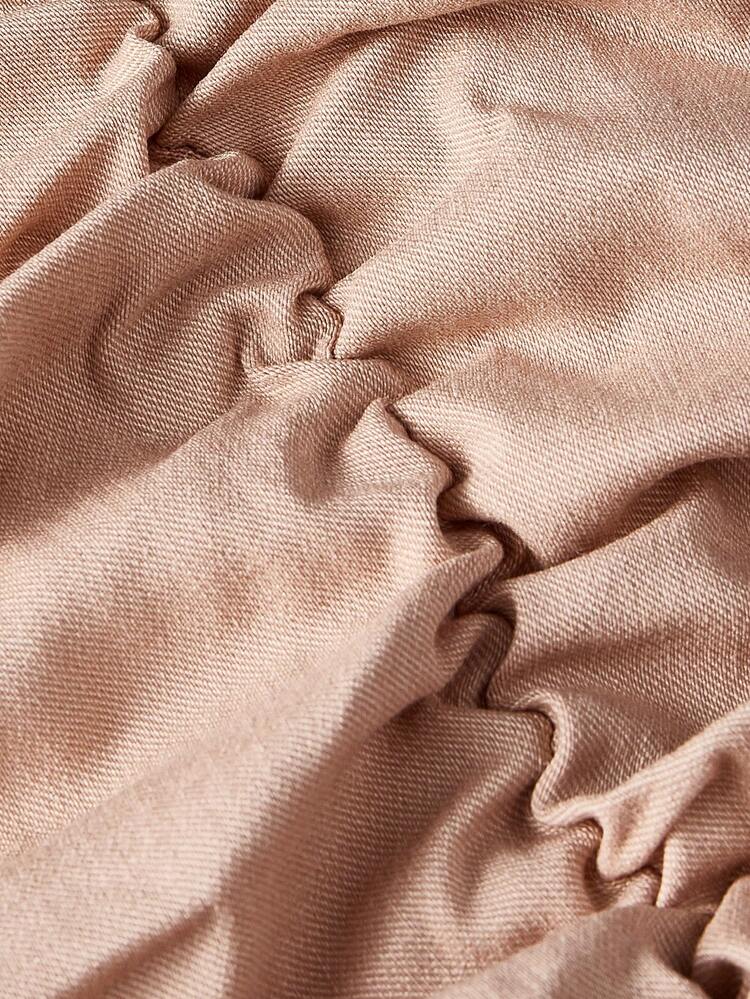 Women's Plain Pleated Flare Pants Fall Cloth For Women