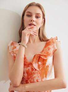 MOTF PREMIUM 編織斜裁連身裙 - 彩色 - 查看 6