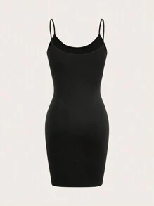 Olithes 女士極簡單色細肩帶連身裙