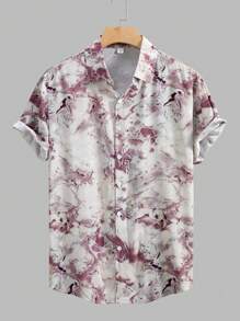 Men's All Over Print Short Sleeve Shirt