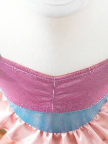 SHEIN Conjunto de disfraz de sirena para niña pequeña - Multicolor - Ver 5