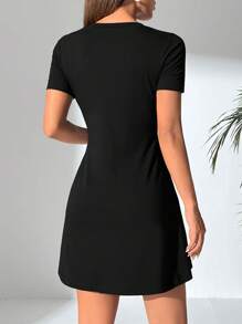 SHEIN PETITE Women's A-Line Short Sleeve Dress,Summer Dresses For Women,Sun Dress
Spring Clothes