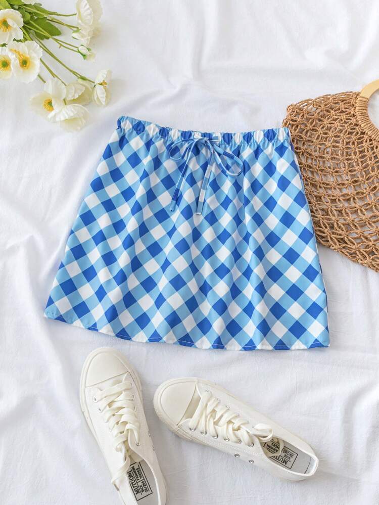 Women's Plaid Mini Skirt