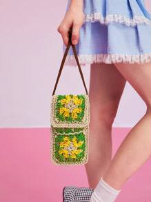 SHEIN MOD Woven Bag - Multicolor - View 8