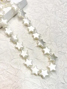 ROMWE Kawaii 1條白色星形手鍊和手機掛繩 - 彩色 - 查看 5