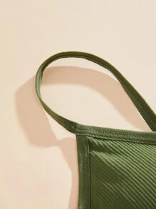 Snug Zone 8件套女士纯色罗纹舒适运动文胸