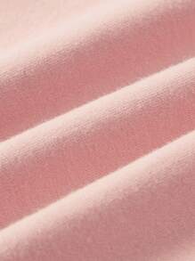 Cozy Pixies Bộ đồ liền thân dài tay dệt kim mềm mại màu trơn 3 món cho bé gái, giản dị và đa năng - Bụi hồng - Xem 8