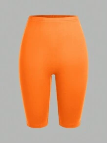 Comfortcana 3pcs Casual Simple High Waisted Tight Fit Women Capri Pants Suitable For Summer Suitable For Going Out - Multicolor - View 5