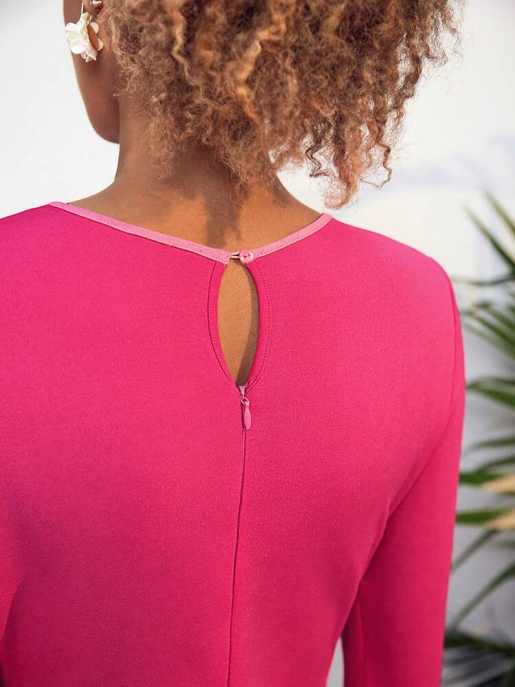 Designer Women's Heart Shaped Laser-Cut Ruffle Detail Elegant Dress, For Holiday, Party, Vacation, Love Birthday Outfits, Spring & Summer, Festival, Ibiza Fits, Wedding Prom Dress