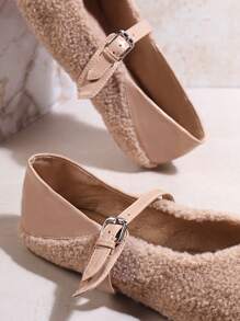 Women's Fashionable Furry Flat Shoes