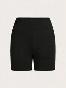 SHEIN Essnce 3入組女式短款高腰緊身褲 - 彩色 - 查看 7