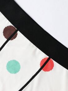 Boxer Para Hombres Con Lunares Coloridos