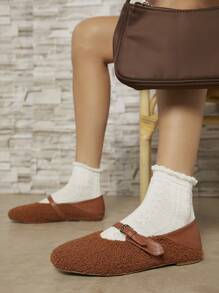 Women's Solid Color Casual Flat Shoes