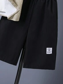 Teen Boy's Star And Dot Print Shirt And Shorts Set - Multicolor - View 4