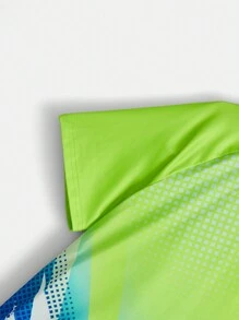 SHEIN 青少年男孩拼色短袖运动 T 恤 - 彩色 - 查看 9