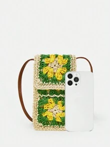 SHEIN MOD Woven Bag - Multicolor - View 4