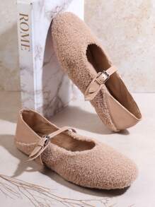 Women's Fashionable Furry Flat Shoes